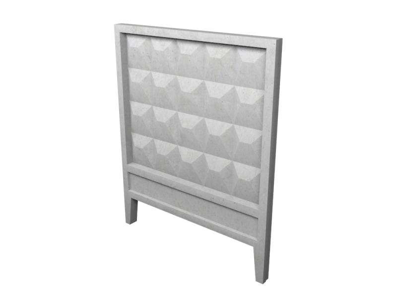 Плита забора ПО25.30.16